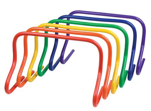 12" Colored Speed Hurdles - Set Of 6 - Sportsplace.store