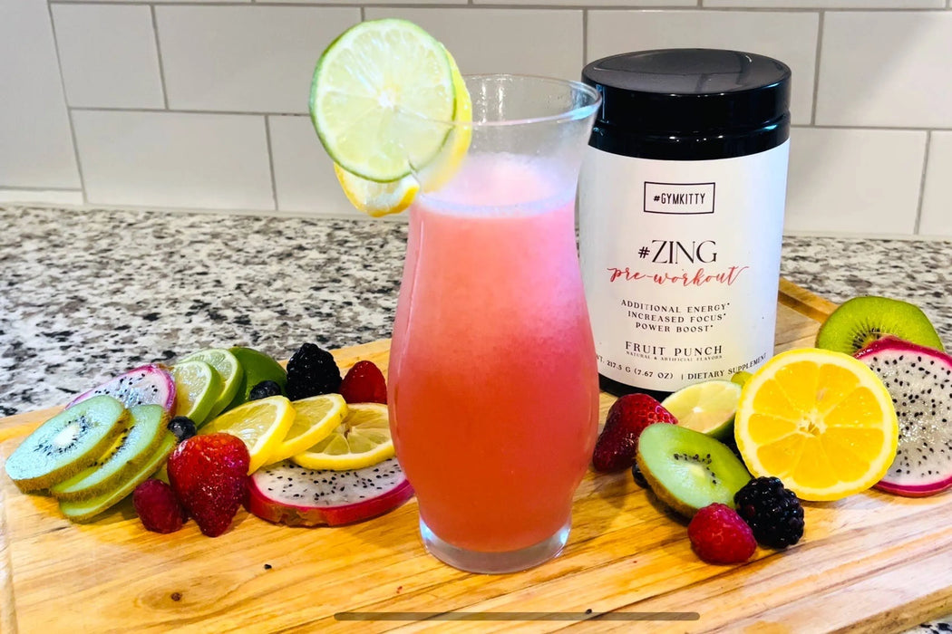 #ZING Fruit Punch Pre-Workout Powder