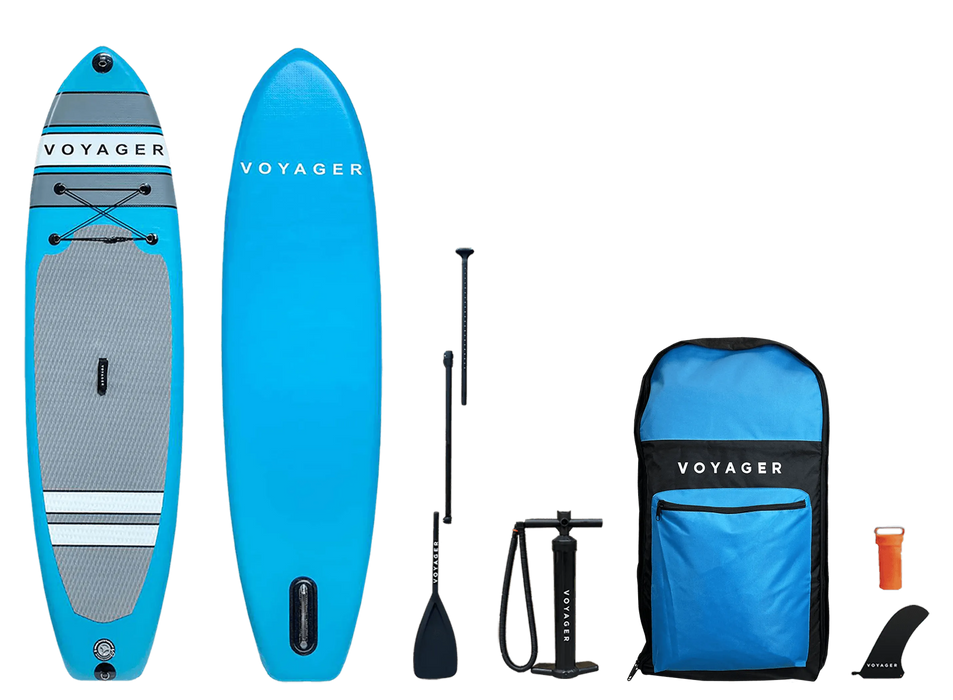 Voyager 10'6 Inflatable SUP Board Package - Blue