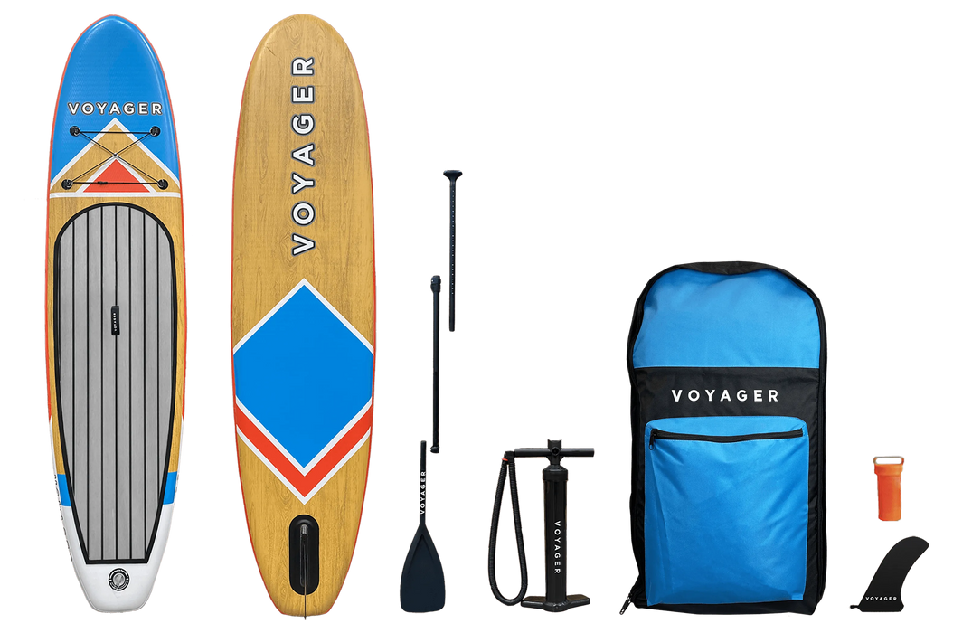 Voyager 10'6 Inflatable SUP Board Package - Blue