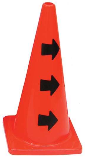 28" Directional Arrow Cone - Right Arrows - Sportsplace.store