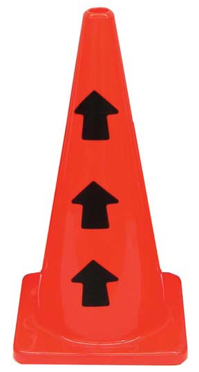 28" Directional Arrow Cone - Straight Ahead - Sportsplace.store