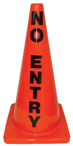 28" Message Cone - No Entry - Sportsplace.store