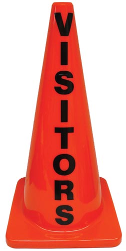 28" Message Cone - Visitors - Sportsplace.store