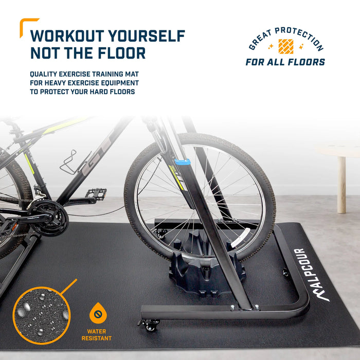 Alpcour Bike Trainer Anti-Slip Floor Mat