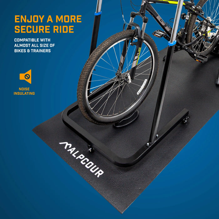 Alpcour Bike Trainer Anti-Slip Floor Mat