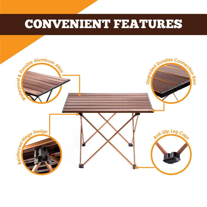 Alpcour Portable Collapsible Camping Table