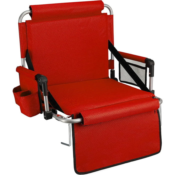 Alpcour Foldable Stadium Seat with Armrests