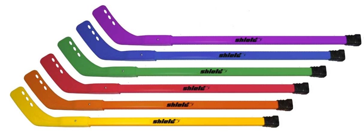 36" Elementary Rainbow Hockey Sticks - Set Of 6 Colors - Sportsplace.store