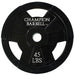 45lb. Olympic Rubber Coated Grip Plate - Sportsplace.store