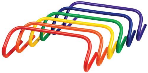 6" Colored Speed Hurdles - Set Of 6 - Sportsplace.store