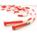 7' Segmented Skip Rope Red/White - Sportsplace.store