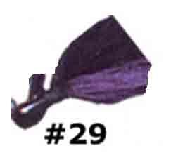 Arkie Rubber Jig 1/4 6/cd Black/Purple - Sportsplace.store