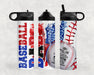 Baseball Dad Steel Water Bottle - Sportsplace.store