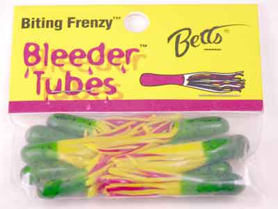 Betts Bleeder Tubes 1.5" 10ct Green/Yellow/Red - Sportsplace.store