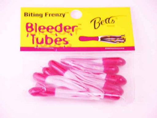 Betts Bleeder Tubes 1.5" 10ct Red/Pearl/Red - Sportsplace.store