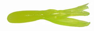 Big Bite Crappie Tubes 1.5" 10ct Glow/Chartreuse - Sportsplace.store
