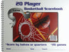 Big Red Basketball Scorebook - 30 Games - Sportsplace.store