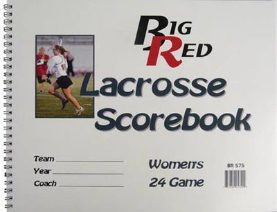 Big Red Women's Lacrosse Scorebook - Sportsplace.store