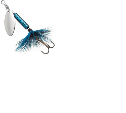 Blue Fox Whip Tail 1/4oz Size 2 Black Blue - Sportsplace.store