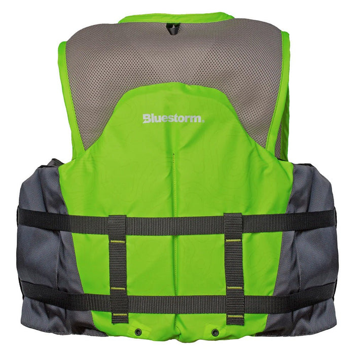 Bluestorm Sportsman Adult Mesh Fishing Life Jacket - Hi - Vis - 2XL/3XL - Sportsplace.store