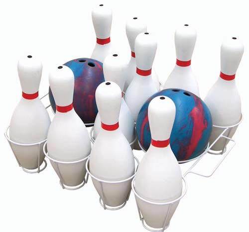 Bowling Basket W/ Pins & Two 2.5 Lb. Balls - Sportsplace.store