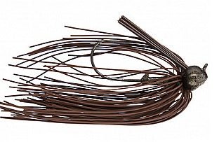 Buckeye Football Mop Jig 1/2oz Brown - Sportsplace.store