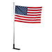 Camco 20' Telescoping Camper/RV Flagpole w/Base Foot & U.S. Flag - Sportsplace.store