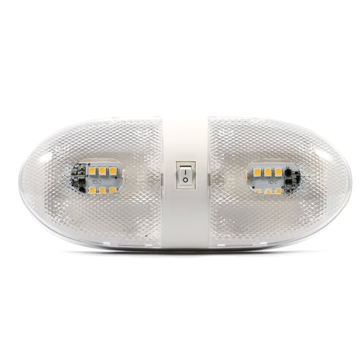 Camco LED Double Dome Light - 12VDC - 320 Lumens - Sportsplace.store