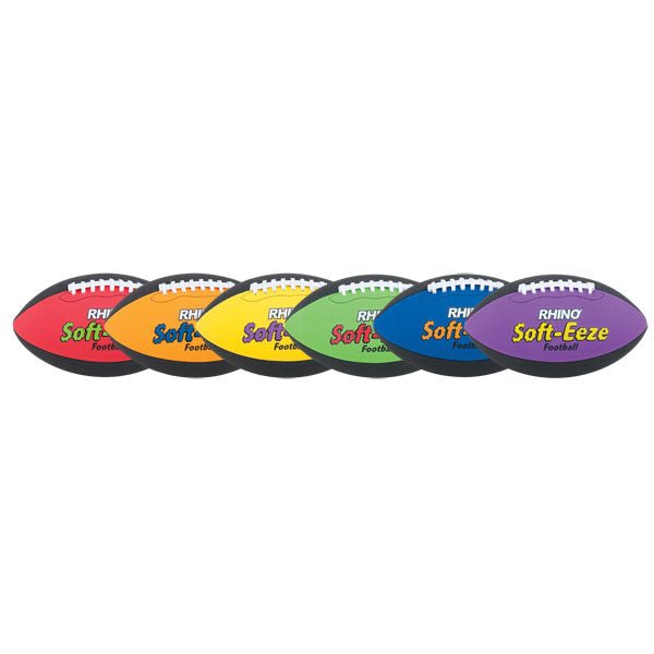 Champion Sports Rhino Soft - eeze Footballs - Set Of 6 - Sportsplace.store