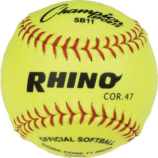 Champion Sports Rhino Softball - 11" - Sportsplace.store