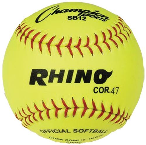 Champion Sports Rhino Softball - 12" - Sportsplace.store