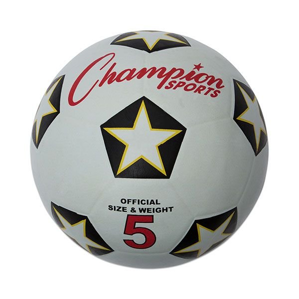 Champion Sports Rubber Soccer Ball - Sportsplace.store