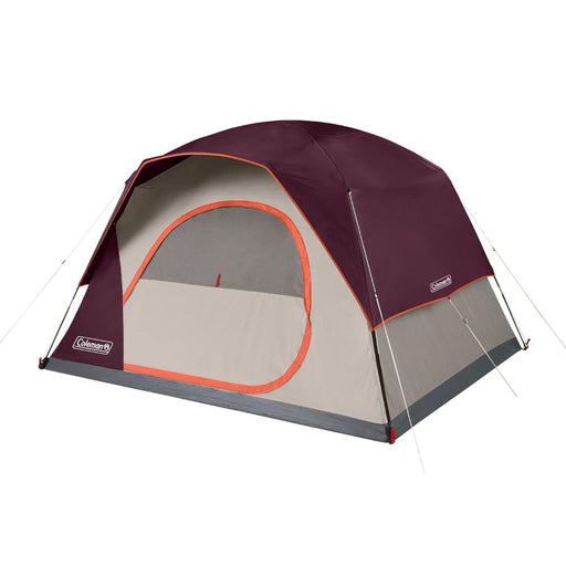 Coleman 6-Person Skydome™ Camping Tent - Blackberry - Sportsplace.store