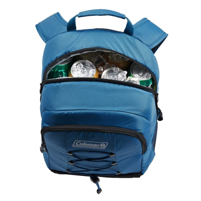 Coleman CHILLER™ 28-Can Soft-Sided Backpack Cooler - Deep Ocean - Sportsplace.store
