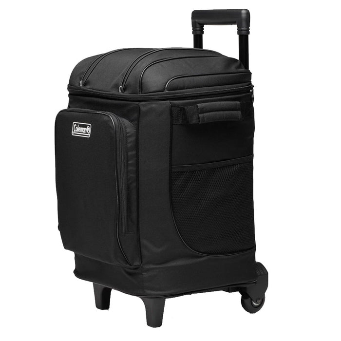 Coleman CHILLER™ 42-Can Soft-Sided Portable Cooler w/Wheels - Black - Sportsplace.store