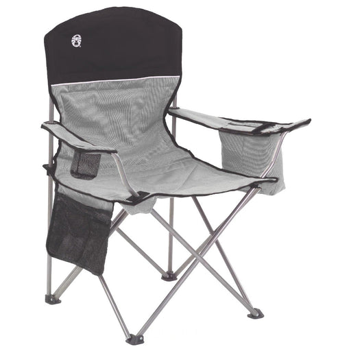Coleman Cooler Quad Chair - Grey & Black - Sportsplace.store