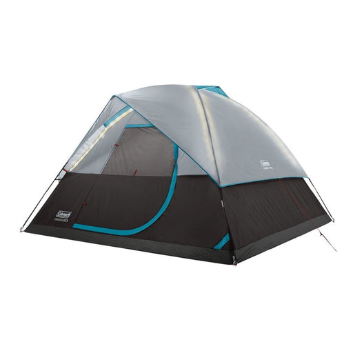 Coleman OneSource Rechargeable 4 - Person Camping Dome Tent w/Airflow System & LED Lighting - Sportsplace.store