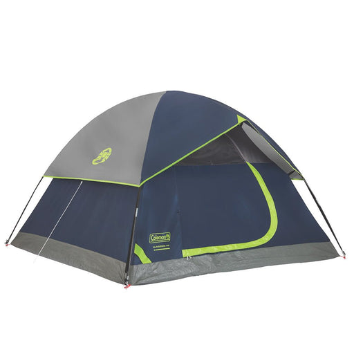 Coleman Sundome® 4-Person Camping Tent - Navy Blue & Grey - Sportsplace.store