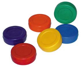 Colored Hockey Pucks (set Of 6) - Sportsplace.store