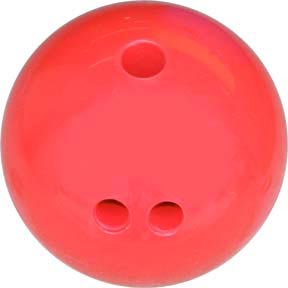 Cosom Rubberized Bowling Ball - 3 Lbs (red) - Sportsplace.store