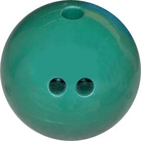 Cosom Rubberized Bowling Ball - 5 Lbs (dark Green) - Sportsplace.store