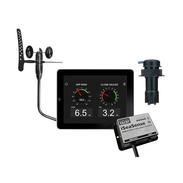 Digital Yacht iSeaSense Wireless Speed Depth Temp Pack Plus Wind - Sportsplace.store