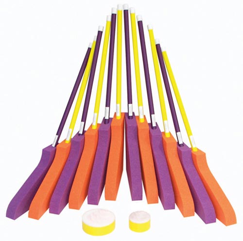 Dura - tuff Foam Hockey Set - 36" Sticks - Sportsplace.store