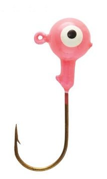 Eagle Claw Ball Head Jig 1/32 10ct Pink - Sportsplace.store