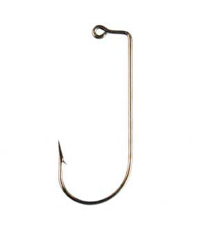 Eagle Claw Bronze Jig Hook 100ct Size 1 - Sportsplace.store