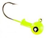 Eagle Claw Jig Head 1/8 10ct Chartreuse - Sportsplace.store