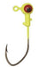 Eagle Claw Pro-V Ball Jig Head 1/32 10ct Chartreuse - Sportsplace.store