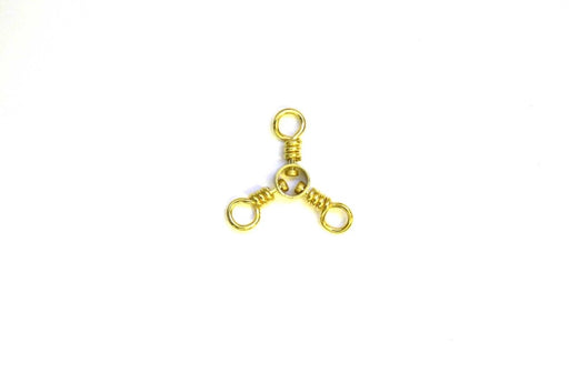 Eagle Claw Swivel-Brass 3-Way 12ct/12pk Size 2 - Sportsplace.store