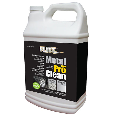 Flitz Metal Pre-Clean - All Metals Including Stainless Steel - Gallon Refill - Sportsplace.store